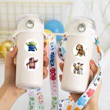 Cuộn 500 miếng nhãn dán tròn tự dính với họa tiết độc lập, in hình ảnh, chống nước, phù hợp để dán niêm phong phong bì, làm phần thưởng, trang trí sổ tay, túi quà tiệc sinh nhật - Nhiều màu - Xem 4