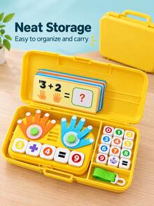 Finger Number Calculation Toy, Children's Addition And Subtraction Early Education Educational Toy, Math Cognitive Teaching Tool, Children's Math Finger Counting Toy, Addition And Subtraction Practice, Educational Desktop Toy Number Cognitive Finger Calculator, Addition And Subtraction Learning Educational Toy - Multicolor - View 11