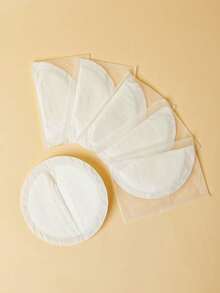 48pcs/Pack Dry Disposable Nursing Pads, Suitable For Breastfeeding, Soft & Highly Absorbent, Ultra-Thin Individually Wrapped - White - View 6