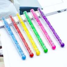 3pcs Creative Office Stationery Fun Educational Maze Ballpoint Pens For Students (Blue Ink) Christmas Gift (Random Color) - Multicolor - View 5