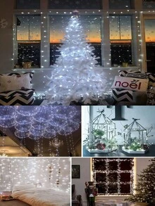 1 String 10/20/30/50/100/200 LED Copper Wire Lights - Fairy Lights - USB Powered, 8 Lighting Modes, 3 Colors Optional, Suitable For Wedding, Party, Home And Christmas Decoration - M35 Copper Wire Light - View 9