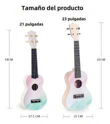 Ukelele Soprano Concierto Acústico 21 Pulgadas Kit - Verde - Ver 9