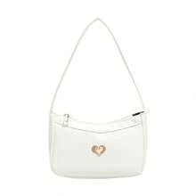 Sweet Heart Kids Underarm Bag, PU Fabric Girls One Shoulder Small Bag, Little Girls Versatile Handbag For Outings, Casual Accessory Bag - A - View 11