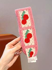 4/2/1pc Girls Multi-Color Knitted Hair Bangs Magic Hook & Loop Hair Organizer Headband Hairband Baby Hair Accessories For Daily Use - Multicolor - View 6