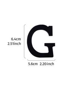 1 pcs Alfabet Bahasa Inggris Dekorasi Kerajinan Hitam DIY Dekorasi Rumah - Hitam - View 23