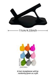 1 Set Slouchy Phone Holder Set, Free Cable Organizer Gift, Hands-Free Non-Slip Side-Lying Phone Stand, Suitable For Bed, Sofa, Octobuddy, Desktop Storage, School Supplies, Stationery - A - View 8