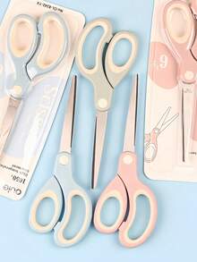 1pc 6.5 Inch (16.5cm) Multi-Purpose Stainless Steel Scissors, Suitable For School, Office And Home, Durable And Portable, Multi-Function Craft And Paper Cutting Tool, Comfortable Handle - Single Piece - View 10