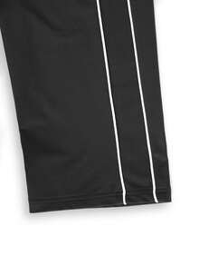 Men's Loose Thermal Lined Wide Leg Sweatpants, Casual Commuter Versatile Sports Long Pants, Autumn/Winter - Black - View 6