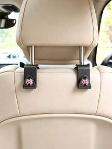 2pcs Resin Beetle Decorative Car Seat Hooks Hidden Backrest Hooks Multi-Functional Creative Small Hooks - A - View 2
