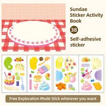 Princess Sticker Book Princess Castle Children's Sticker Book, Creative Cartoon Design For Girls, Portable Travel Stickers, Gift For 3-5 Year Old Girls, Disposable Stickers - Multicolor - View 9