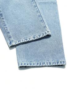 NEWTUSFAN Men's Casual Daily Denim Jeans With Pocket, Button And Distressed Design - Light Wash - View 10