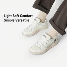 LI-NING COMMON 80S 男士運動休閒鞋 專業運動 Legit 官方旗艦店 AGCW231 - 香檳白 - 查看 2