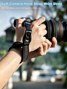 Photographer Camera Wrist Strap, Neoprene Quick Release Wrist Strap, Suitable For DSLR, Mirrorless And Film Cameras, Minimalist Vintage Style Camera Grip Accessory - Multicolor - View 2