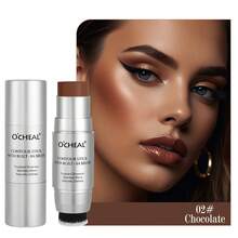 Contour Stick, High Pigmentation, Smooth Texture And Easy To Apply, Facial Contouring Stick, Creates A Natural 3D Contoured Look, Waterproof Andproof, Smudge-Proof, Matte Finish, Suitable For All Skin Types. - Multicolor - View 8