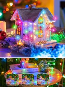 10pcs Mini LED Fairy Lights - Battery Powered, Twinkling Effect, Suitable For Gift Packaging Decoration, Christmas And Mother's Day Decoration - Multicolor - View 8