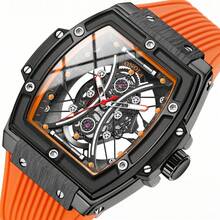 ONOLA Brand Fashion Hollow Skeleton Quartz Watch Sports Waterproof Watches Luminous Wristwatch With Gift Box Birthday Present For Men - A - View 2