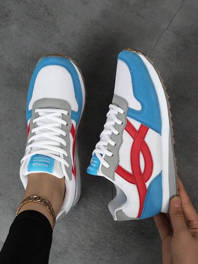 Women's Low-Top Athletic Shoes - Combining Breathability And Comfort With Urban Fashion Style, Ideal For Daily City Wear, Suitable For Year-Round Use