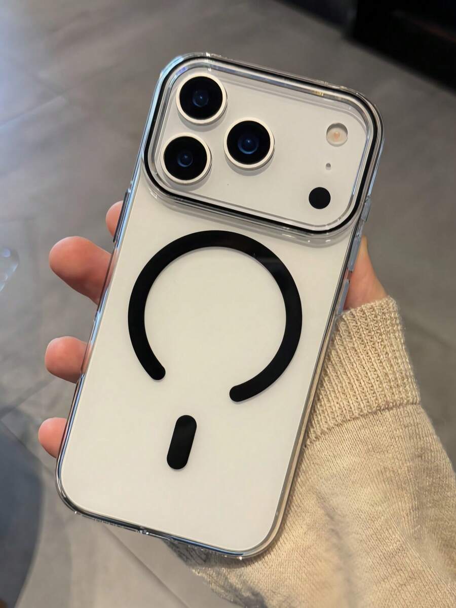 Luxury High Transparency PC Magnetic Phone Case Compatible With IPhone 18 Pro Max 17Pro Max 17 16 15 14 Pro Max For Wireless Charge Shockproof Cover
