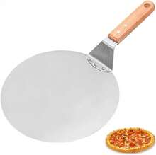 Pala per pizza in acciaio inossidabile di alta qualità, pala per infornare e servire pizza, pane e focacce - Argento - Visualizzare 8