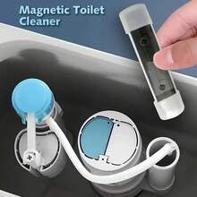4pcs Magnetic Toilet Cleaning Brushes, Durable, Chemical-Free, No Residue - Black - View 4