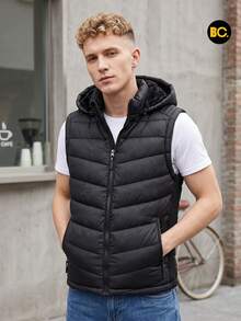 Big City Light Padded Men's Vest - Black - View 5