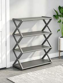 Easy To Assemble Foldable Multi-Tier Shoe Rack, Perfect For Narrow Entryway Or Hallway Spaces In Compact Homes. High Weight Capacity And Space-Saving Design, Featuring Non-Woven Fabric Shelves And Metal Tube Frame. - Multicolor - View 17