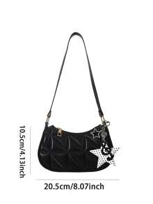 Ladies' New Versatile Underarm Bag - Korean Version With Diamond Pattern, Crossbody Bag, Solid Color, Easy And Elegant Texture, Single Shoulder Bag - Multicolor - View 11