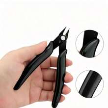 Diagonal Pliers, DIY Nail Clippers, Water Pipe Pliers, Suitable For Electronic Products, Wires, Jewelry And DIY Projects. Electronic Needle Repair Tools, Diagonal Pliers, Diagonal Cutting Pliers. - Slanted Mouth - View 2