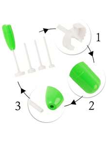4-In-1 Multifunctional Fruit And Vegetable Corer Set With High-Strength Plastic Handle And Replaceable Spiral Heads, Suitable For Zucchini, Cucumber, Apple, Pear And Other Fruits And Vegetables, Kitchen Gadget For Daily Cooking, Back To School Dorm Kitchen Essential, Easy Fruit And Vegetable Coring, Convenient Blade Replacement, Simple And Effortless Operation, Compact Size, Easy Storage, Practical For Home Meal Prep, Also Suitable As A Holiday Gift, Meets Various Home Fruit And Vegetable Coring And Pitting Cooking Needs - Multicolor - View 12