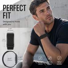 JIAYAOO Screen-Free Fitness Band For Men And Women, Lightweight Wellness Tracker With Heart Rate And Sleep Tracking, 10-Day Battery Life, App-Based Activity Insights, Minimalist Smart Bracelet For Daily Wear,Compatible With IOS & Android - View 3