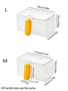 Clear Storage Box With Lid, Dust-Proof Plastic Bin With Handle, Coffee Pattern Printed Storage Container, Home Kitchen Countertop Coffee Corner Tea Bag Storage Box, Desktop Snack And Small Item Organizer, Coffee Capsule Organizer, Large Capacity Visible Storage Container, Home Storage Essential, Suitable For Storing Tea Bags, Coffee, Snacks, Miscellaneous Items, Etc., Office, Dorm, Kitchen, Car Multi-Scenario Use, Practical Gift Choice For Friends, Family, Loved Ones, Christmas Gift, Teacher's Day, Back To School Gift, Birthday Gift - Multicolor - View 10