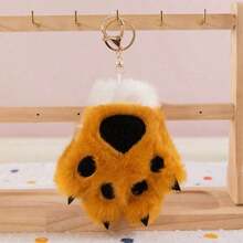 1pc Realistic Little Tiger Plush Keychain, Cute White Tiger Doll Pendant, Backpack Charm, Children's Gift, Bag/Car Decoration, Holiday Gift - Multicolor - View 8