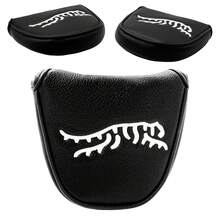 1pc Abstract Tiger Golf Club Head Cover, Golf Putter Cover, Fashionable Golf Club Protector, Suitable For Male And Female Golfers, Provides Best Protection For Your Golf Club Golf Accessories - Black - View 11