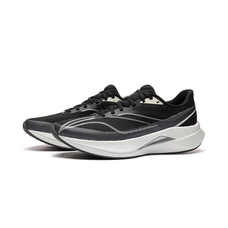 Li-Ning RED HARE 9 PRO 男款輕量高回彈速度訓練鞋,BOOM FIBER 緩震透氣日常訓練運動鞋 ARPW001 ARPW021 - 黑色 - 查看 1