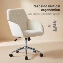 Office Chair - Cream Silver - View 11