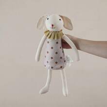 1pc Cute Nordic Style Rabbit Plush Doll, Grassland Rabbit Friends Series, Creative Fairy Tale Rabbit Animal Plush Doll, Children's Role Play Companion Doll, Christmas Room Decor Gift, Plush Doll, Easter Rabbit Doll, Christmas Rabbit - Multicolor - View 18