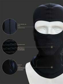 Windproof Warm Head Mask Unisex Motorcycle Riding Skiing Cold-Proof Face Mask Autumn/Winter - Multicolor - View 7