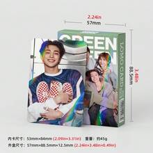 (30Pcs/Set) Laser Card COR TIS Total Chain New Album GREENGREEN KPOP Merchandise LOMO Photocard, Photo Cards, Arirang, BTS21 Accessories, Bangtan, Photo Card, Photocard - A - View 3