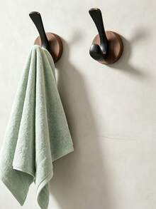 1pc/3pcs Drill-Free Solid Wood Hook-Suitable For Hanging Bathroom Towels And Shower Caps, Kitchen Utensils, Bedroom Clothing And Hats, Or Entryway Bags; A Multifunctional Home Storage And Decorative Hook, Part Of A Bathroom Accessory Set. - Multicolor - View 10