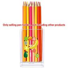 Acrylic Makeup Brush Storage Case Pen Holder Desktop Office Pen Box Study Stationery Organizer Box Dressing Table Storage Brush Holder Suitable For Home School Office Holiday Gift Initial Name 26 Letters Pattern - Transparent - View 13