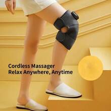 USB Rechargeable Knee And Shoulder Massager - Heating And Vibration Functions, Suitable For Joints, Legs And Shoulders - Odorless Plastic - View 7
