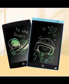 Tablet Lousa Mágica Infantil LCD com Tela de 8.5 para Desenho - Verde - Visão 6