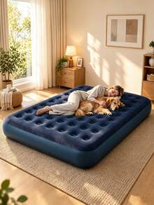 Multi-Size Inflatable Mattress, Foldable Single Double Air Bed, Portable Wear Resistant Moisture Proof Air Bed For Home Guest Outdoor Camping - Multiple Specifications - View 3