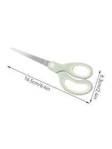 1pc 6.5 Inch (16.5cm) Multi-Purpose Stainless Steel Scissors, Suitable For School, Office And Home, Durable And Portable, Multi-Function Craft And Paper Cutting Tool, Comfortable Handle - Single Piece - View 12