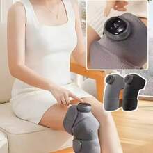USB Rechargeable Knee And Shoulder Massager - Heating And Vibration Functions, Suitable For Joints, Legs And Shoulders - Odorless Plastic - View 2