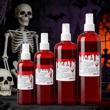 Various Sizes Realistic Fake Blood Prop, Simulated Blood Effect, Prank Gift, Suitable For Vampire Cosplay, Accessories, Spray On Clothing, Prank Prop, Photography Prop (Random Bottle Label) (Spray Nozzle Needs To Be Installed Yourself) - Multicolor - View 5