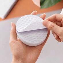 1 gói 50 tờ ghi chú dán thiết kế Mặt trăng/Tennis/Golf, ghi chú chủ đề thể thao, văn phòng phẩm để bàn hình tròn sáng tạo, quà tặng độc đáo cho người đam mê golf, ghi chú tự dính có thể tháo rời, phù hợp cho văn phòng, trường học, học tập, nhật ký và nhắc nhở hàng ngày - 7*7cm - Xem 9