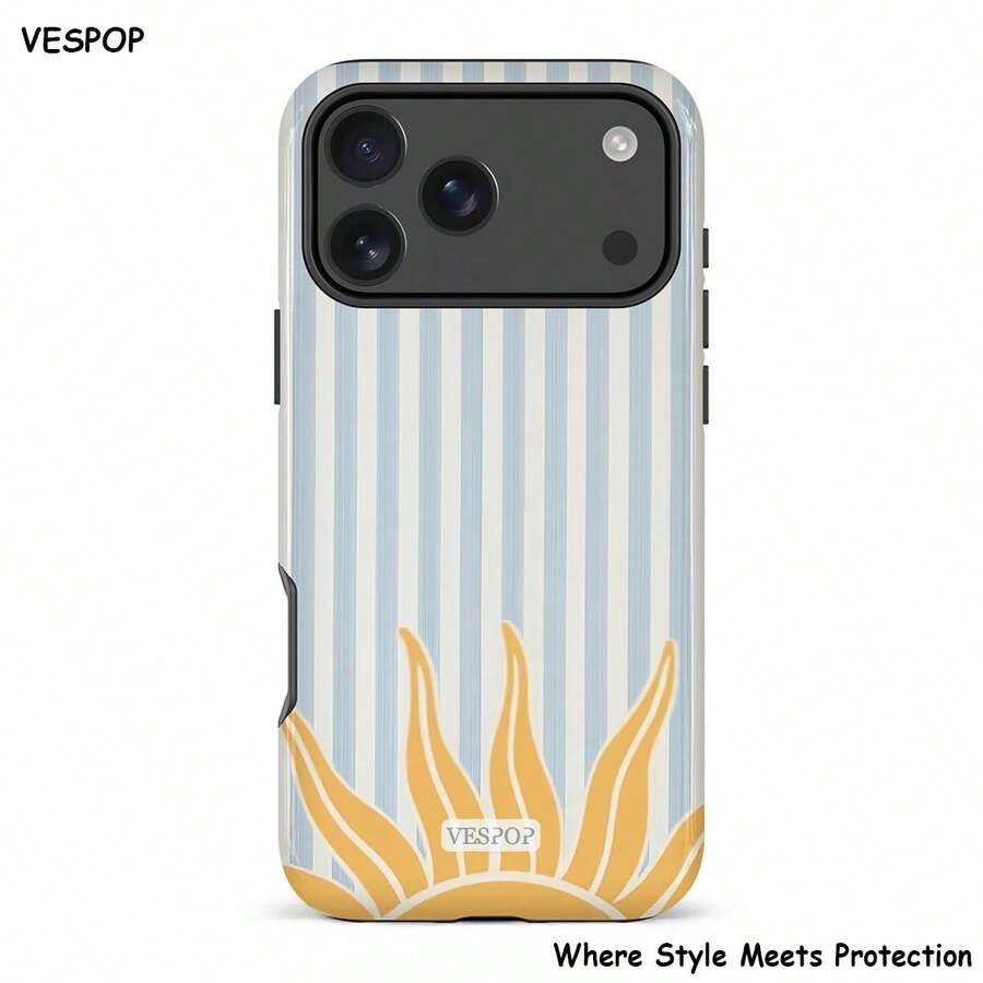 VESPOP Striped Element Fashion Phone Case - Compatible With Iphone 18/17/16/15/14/13/12/11 Pro Max/Pro Plus/12 Mini/13 Mini, Compatible With Galaxy S26 S25 S24 S23 S22 S21 Plus Ultra, Compatible With Pixel 8 9 10 PRO - Mixed Color 1 - View 1