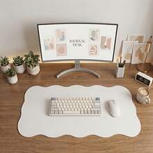 1 miếng lót chuột máy tính New Wave sáng tạo bất đối xứng đa màu, kích thước 40cm x 80cm, cao cấp dễ vệ sinh, thảm bảo vệ bàn làm việc sang trọng cho chuột và bàn phím - Nhiều màu - Xem 8