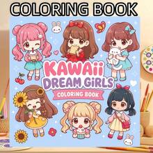 1 Cute Girl Moments Coloring Book, Inspired By Cute Style With Warm Coloring Pages, Includes 24 Pages Of Sweet Daily Scenes, Perfect Gift For Birthday, Back To School, Halloween, Christmas And Other Holidays - Cute Girls Coloring Book - View 7
